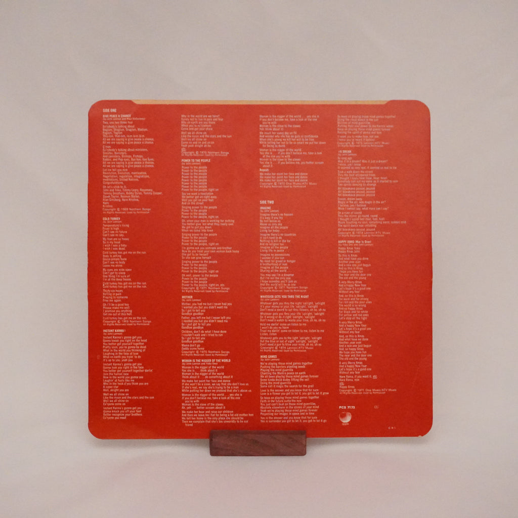 John Lennon & Plastic Ono Band - Shaved Fish - EX/VG